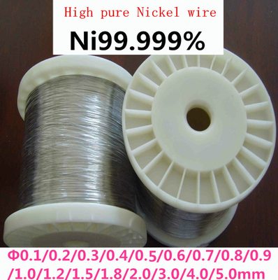 99.6% शुद्ध निकेल वायर Ni200 Ni201 0.25 मिमी निकल मिग वायर