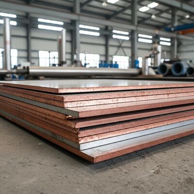 5086 क्लैडेड मेटल ग्रेड क्लैडेड स्टील प्लेट ऑफरिंग क्लैडिंग प्लेट्स मोटाई 2 से 12 मिमी रासायनिक उद्योग और समुद्री के लिए एकदम सही