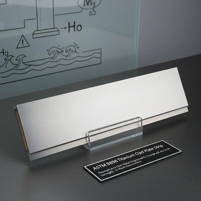 ASTM B898 टाइटेनियम लेपित प्लेट पट्टी टाइटेनियम और लेपित धातु कठोर वातावरण में ताकत और दीर्घायु के लिए इंजीनियर